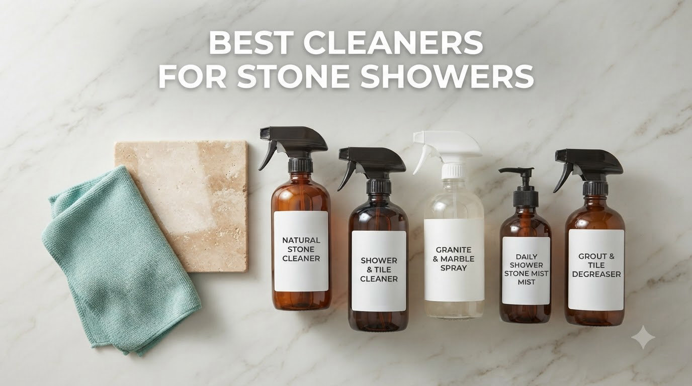 best cleaners for stone showers