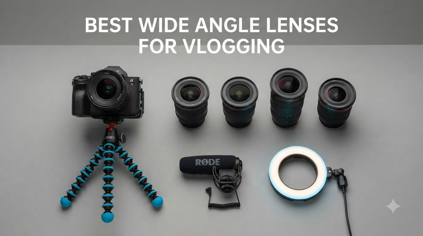 best wide angle lenses for vlogging