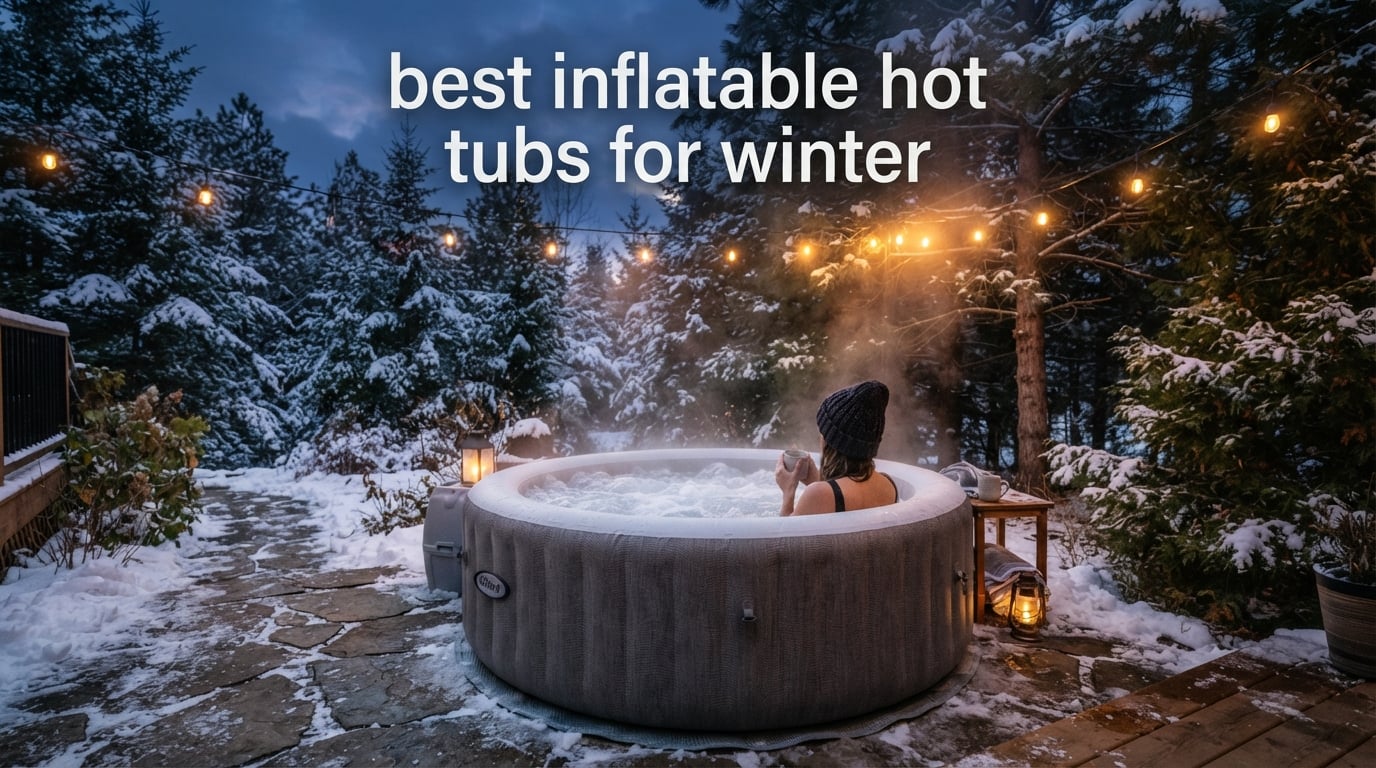 best inflatable hot tubs for winter