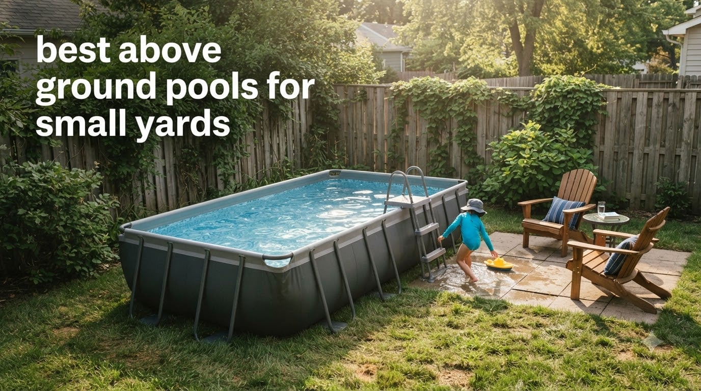 best above ground pools for small yards
