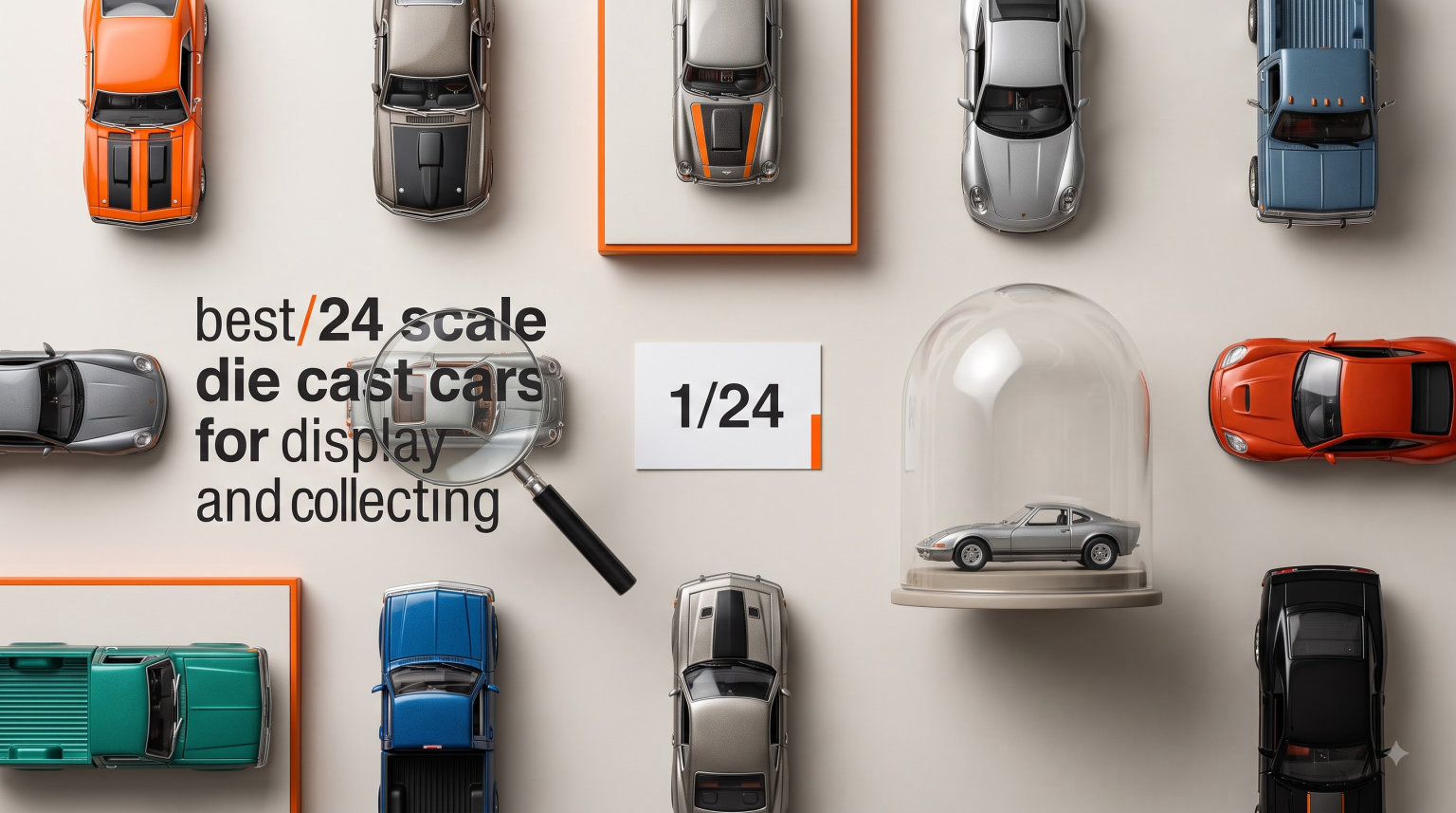 best 1/24 scale die cast cars for display and collecting
