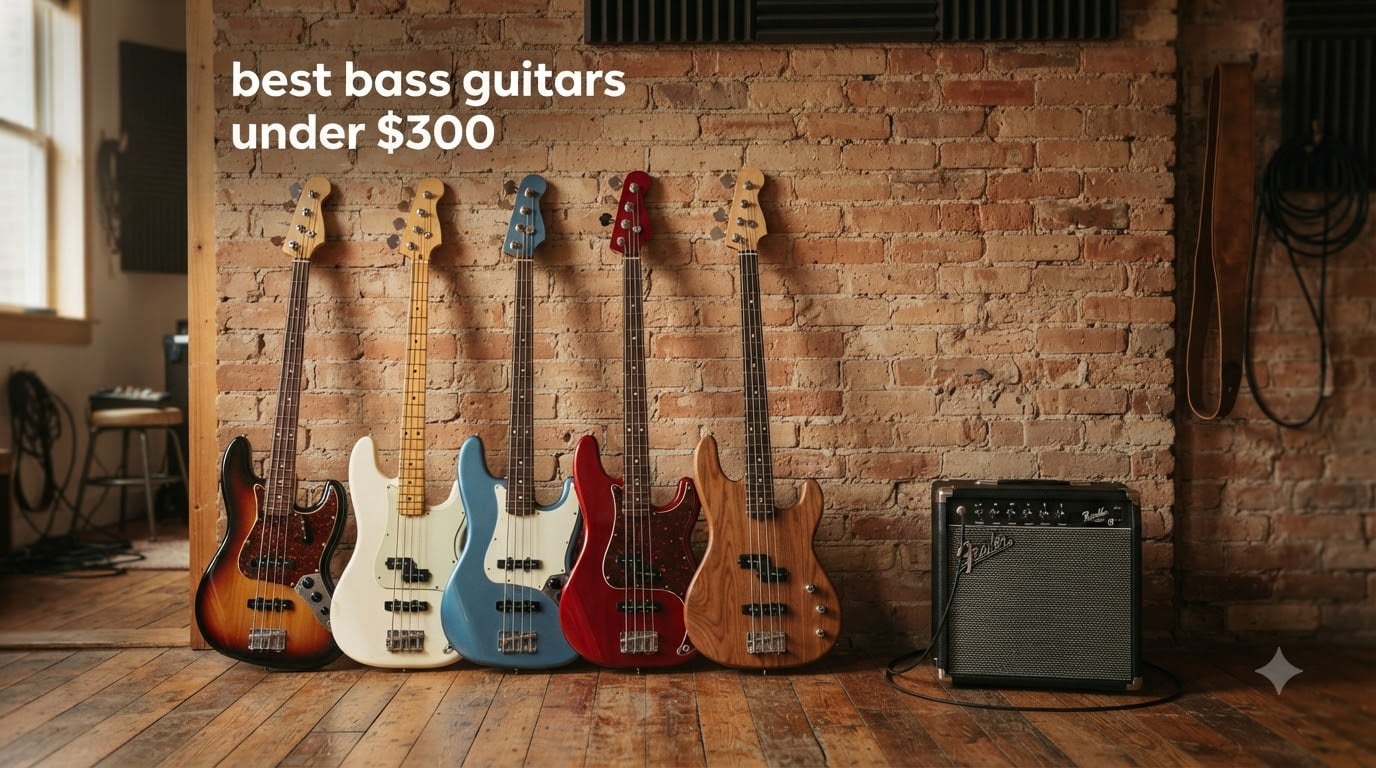 best bass guitars under $300