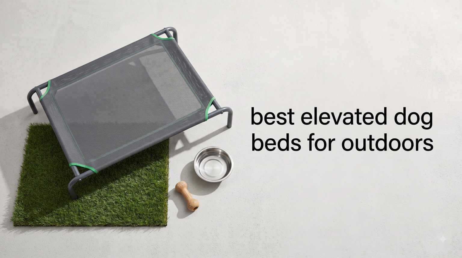 best elevated dog beds for outdoors