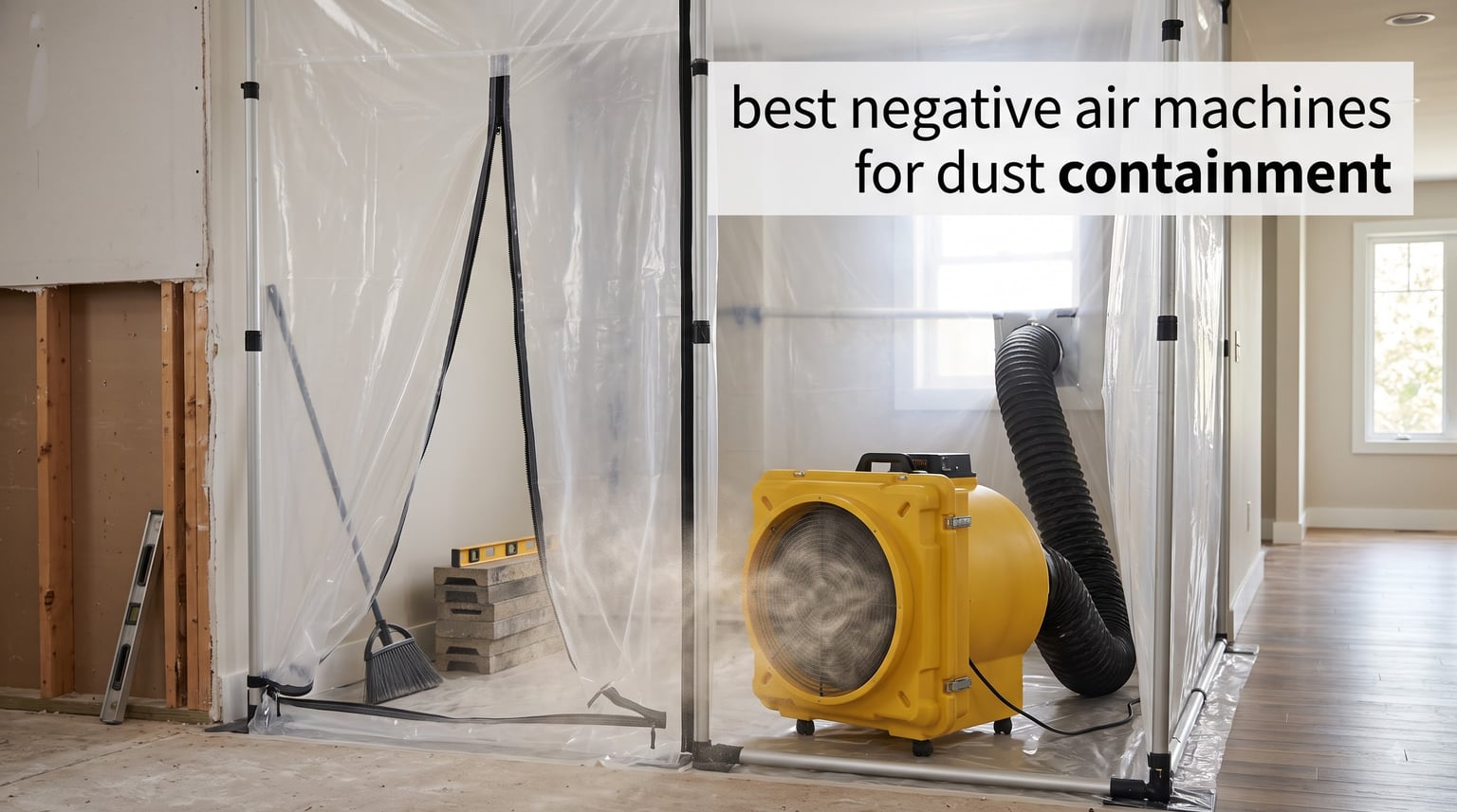 best negative air machines for dust containment