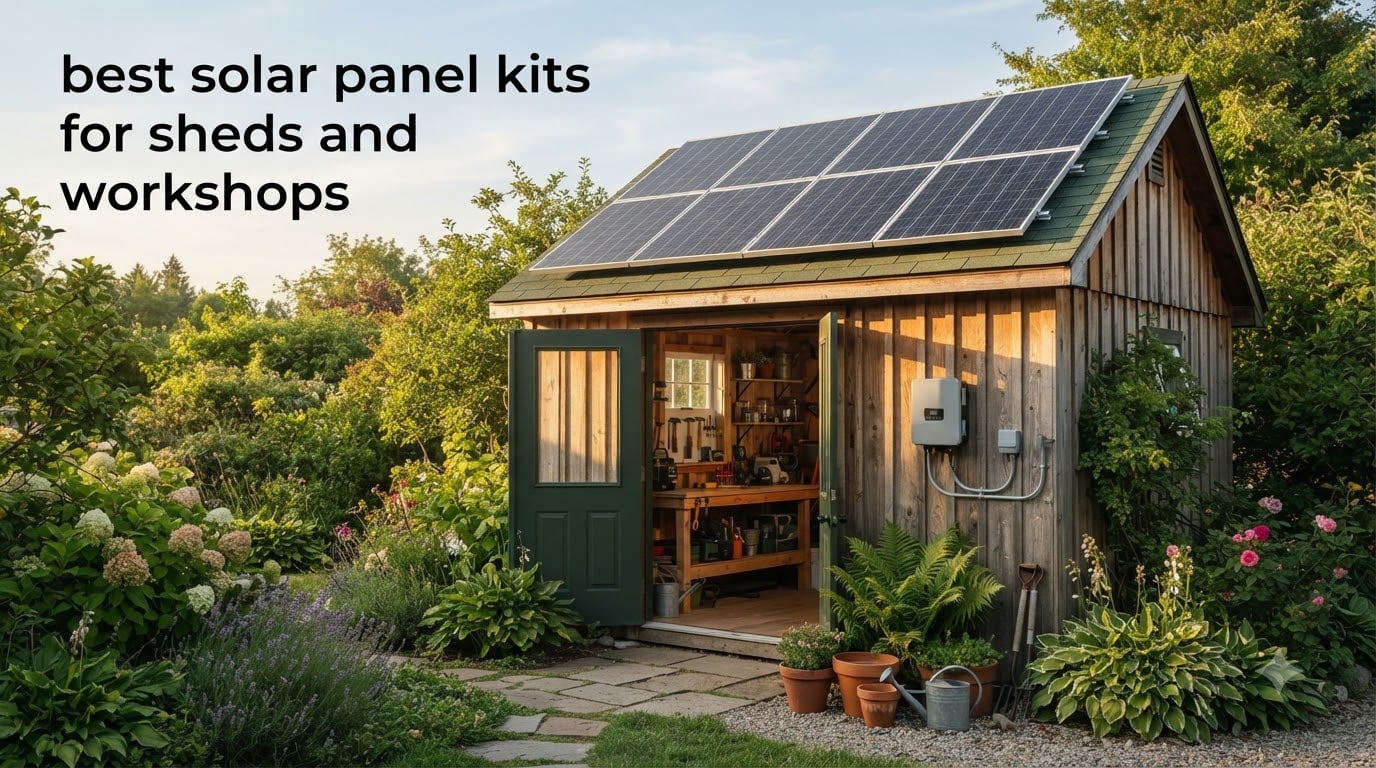 best solar panel kits for sheds and workshops