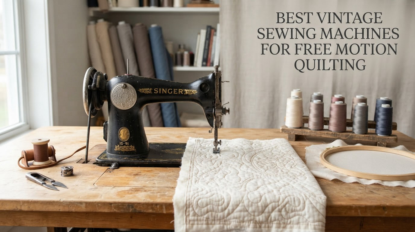 best vintage sewing machines for free motion quilting