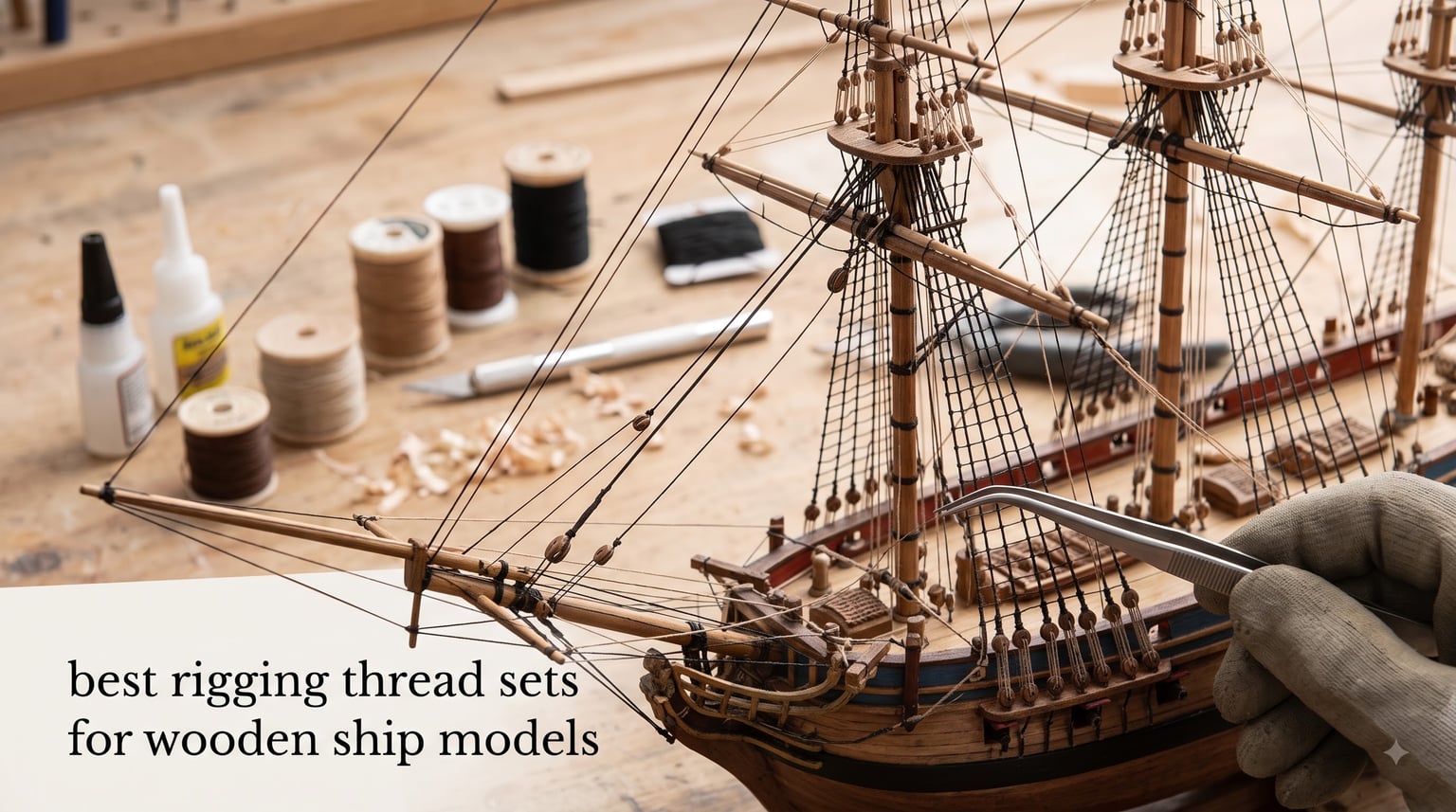 best rigging thread sets for wooden ship models