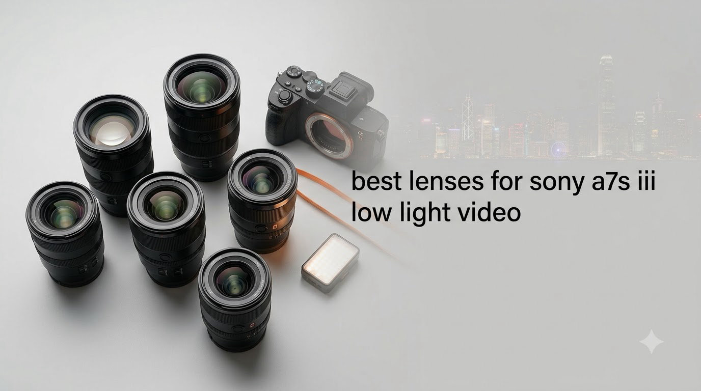 best lenses for sony a7s iii low light video