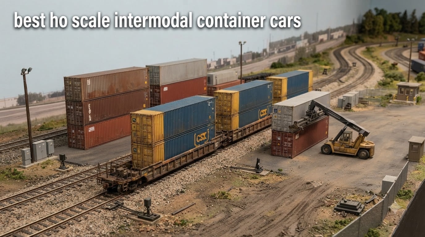 best ho scale intermodal container cars