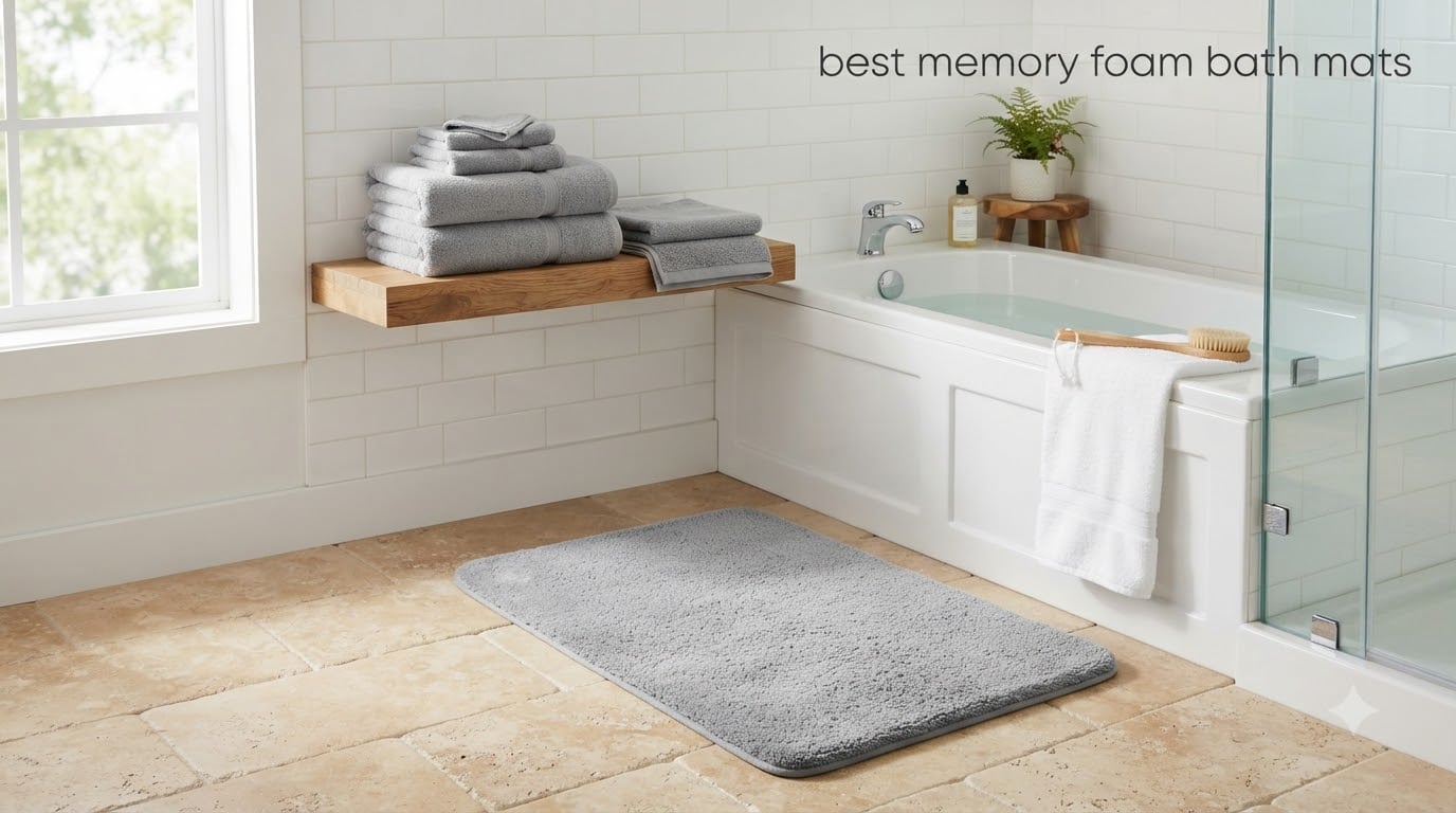 best memory foam bath mats