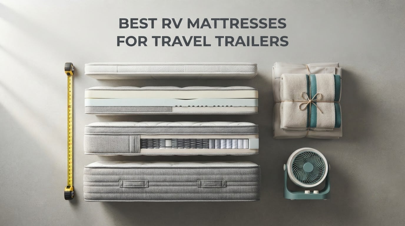 best rv mattresses for travel trailers
