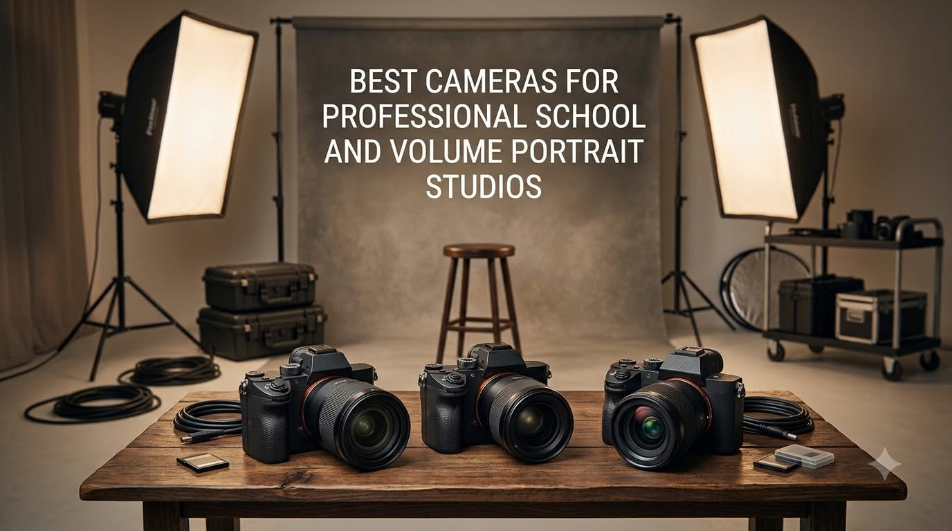 best cameras for professional school and volume portrait studios