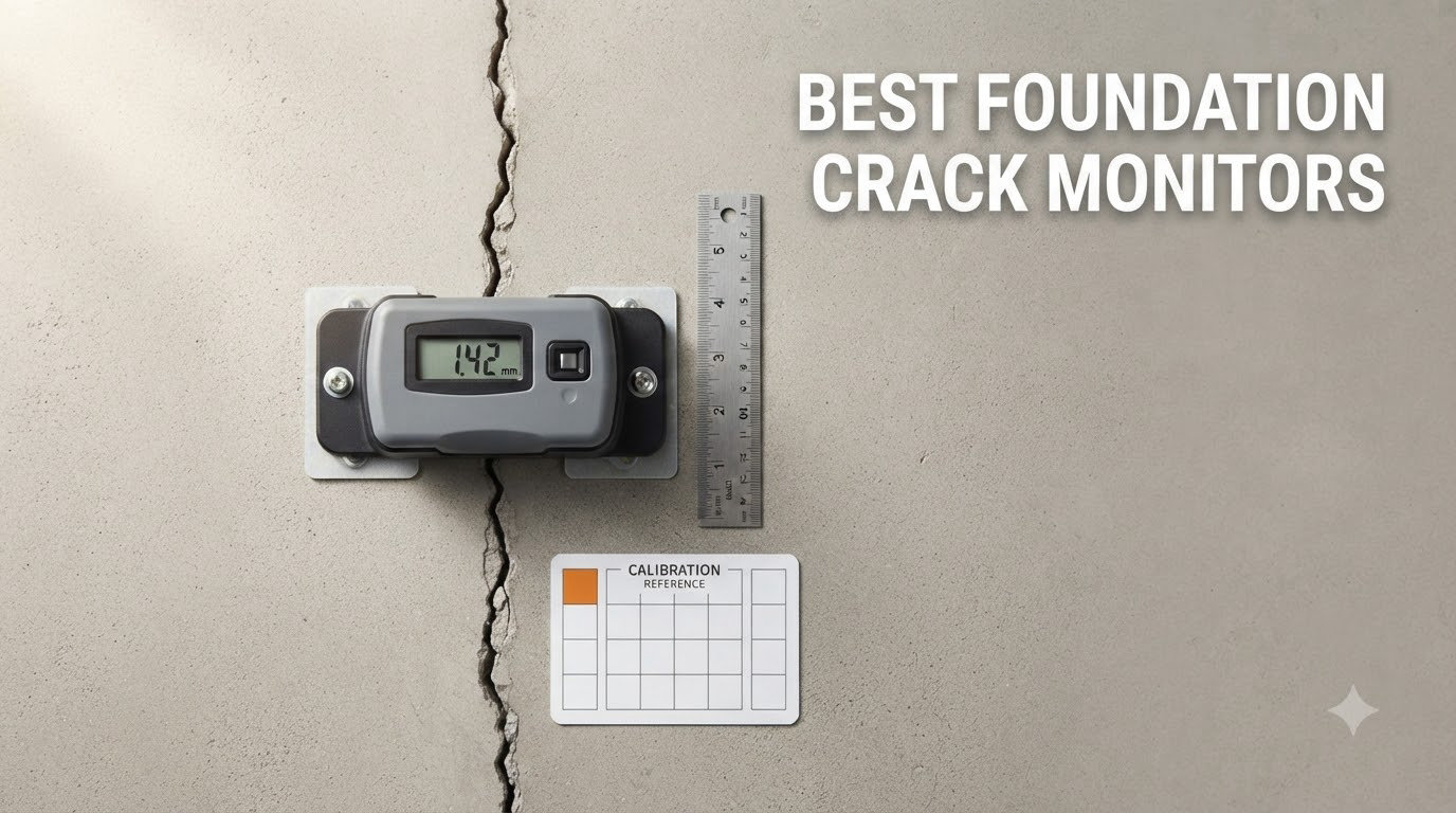 best foundation crack monitors