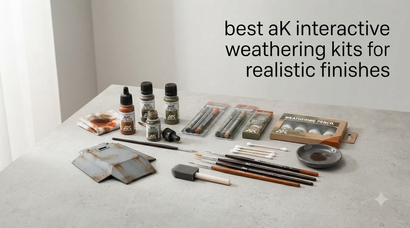 best ak interactive weathering kits for realistic finishes