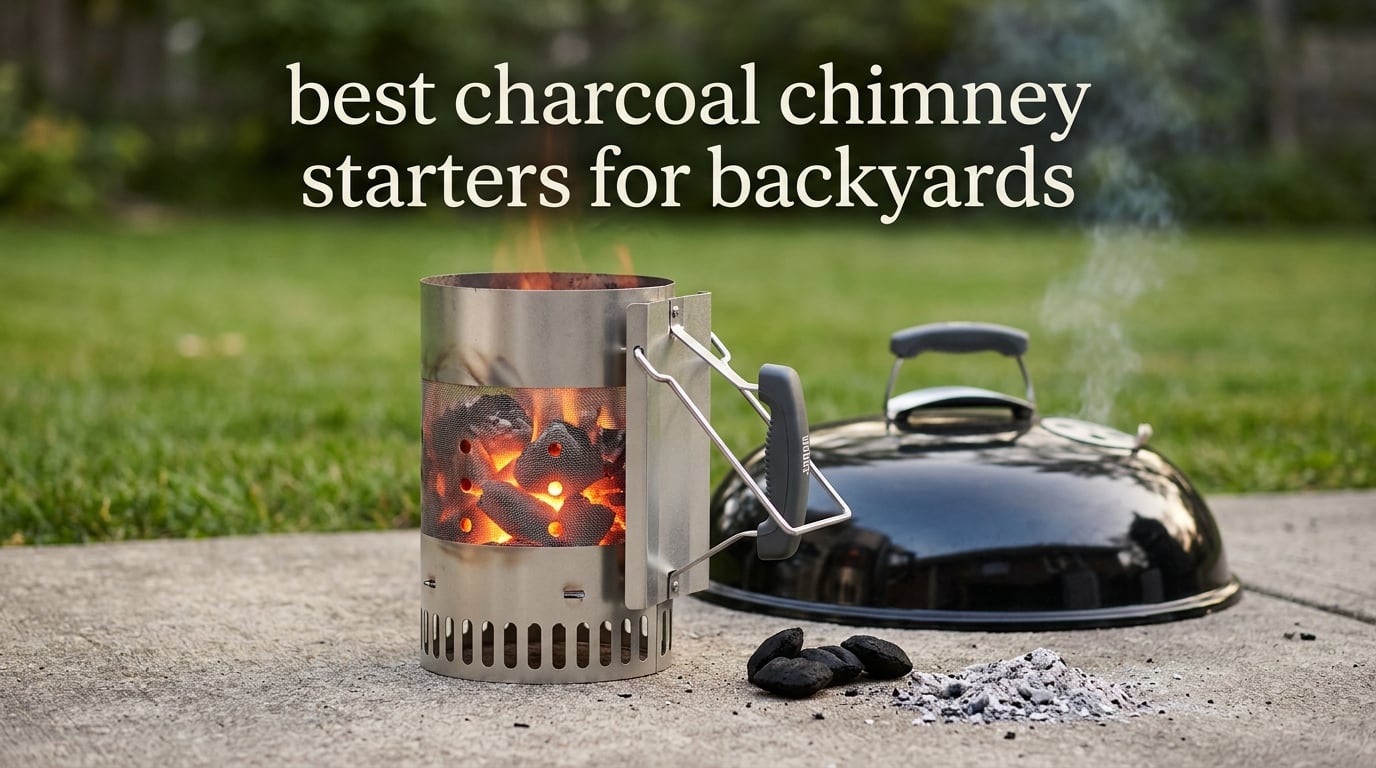 best charcoal chimney starters for backyards