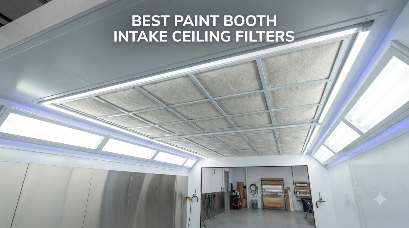 best paint booth intake ceiling filters