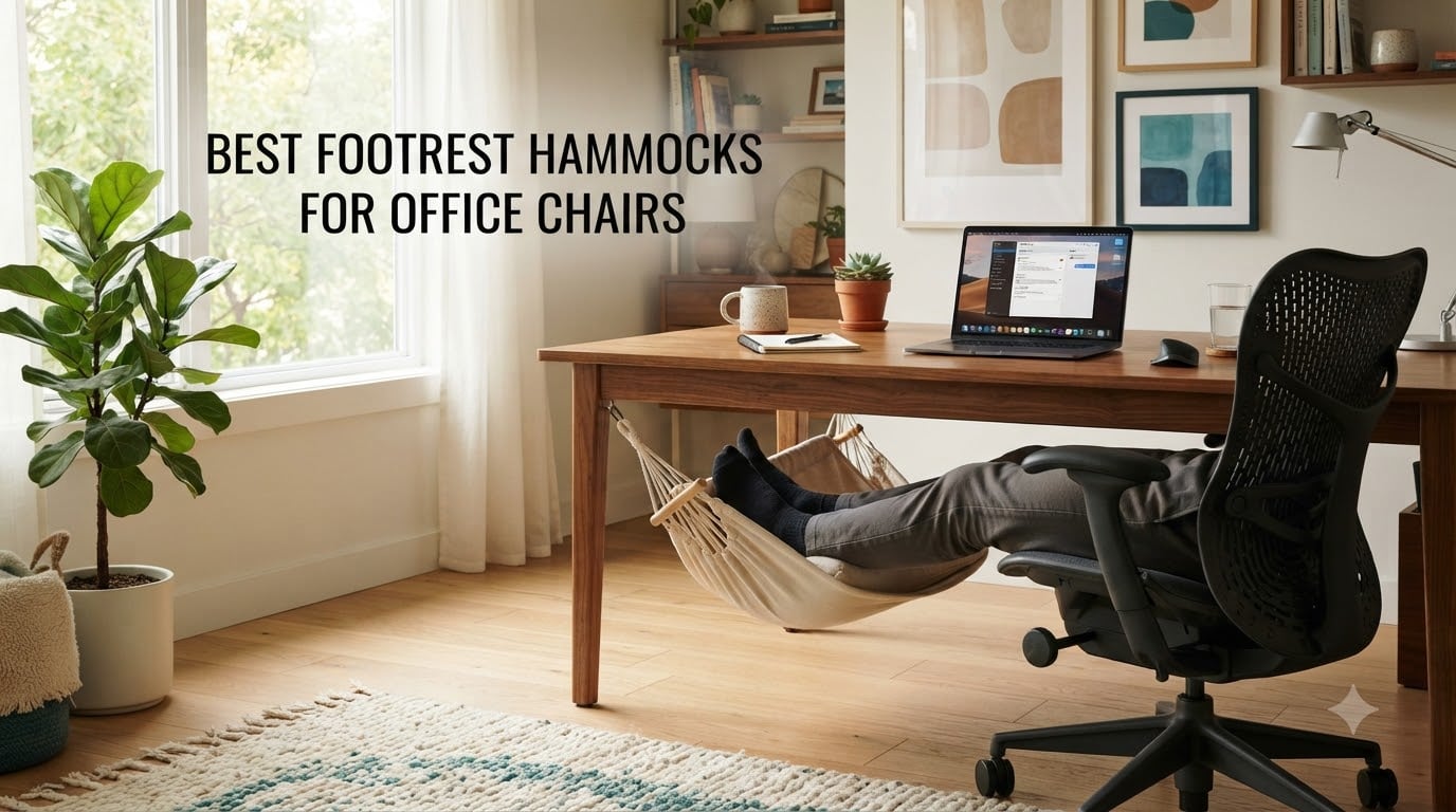 best footrest hammocks for office chairs