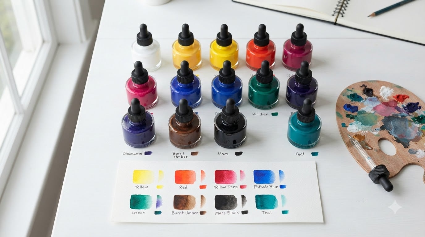 best liquitex acrylic ink sets