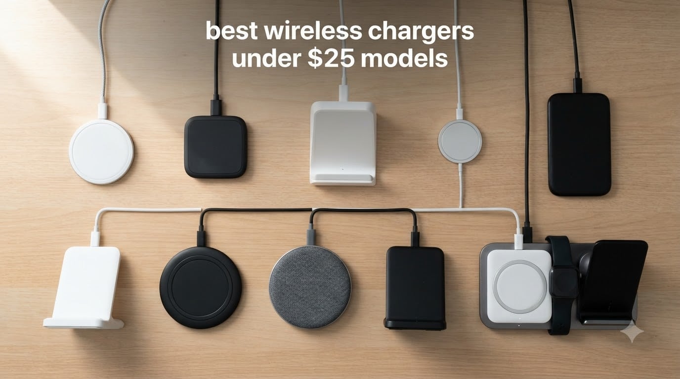 best wireless chargers under $25 models