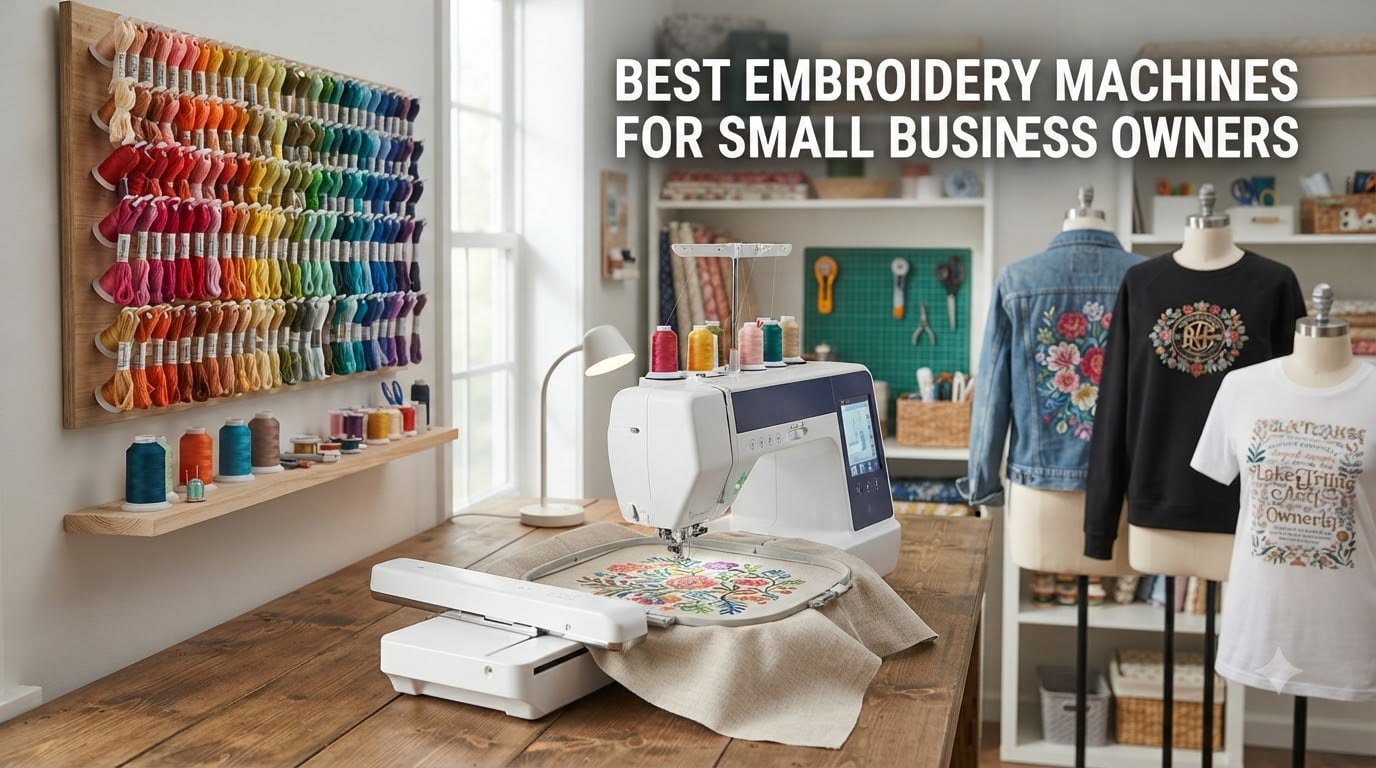 best embroidery machines for small business owners