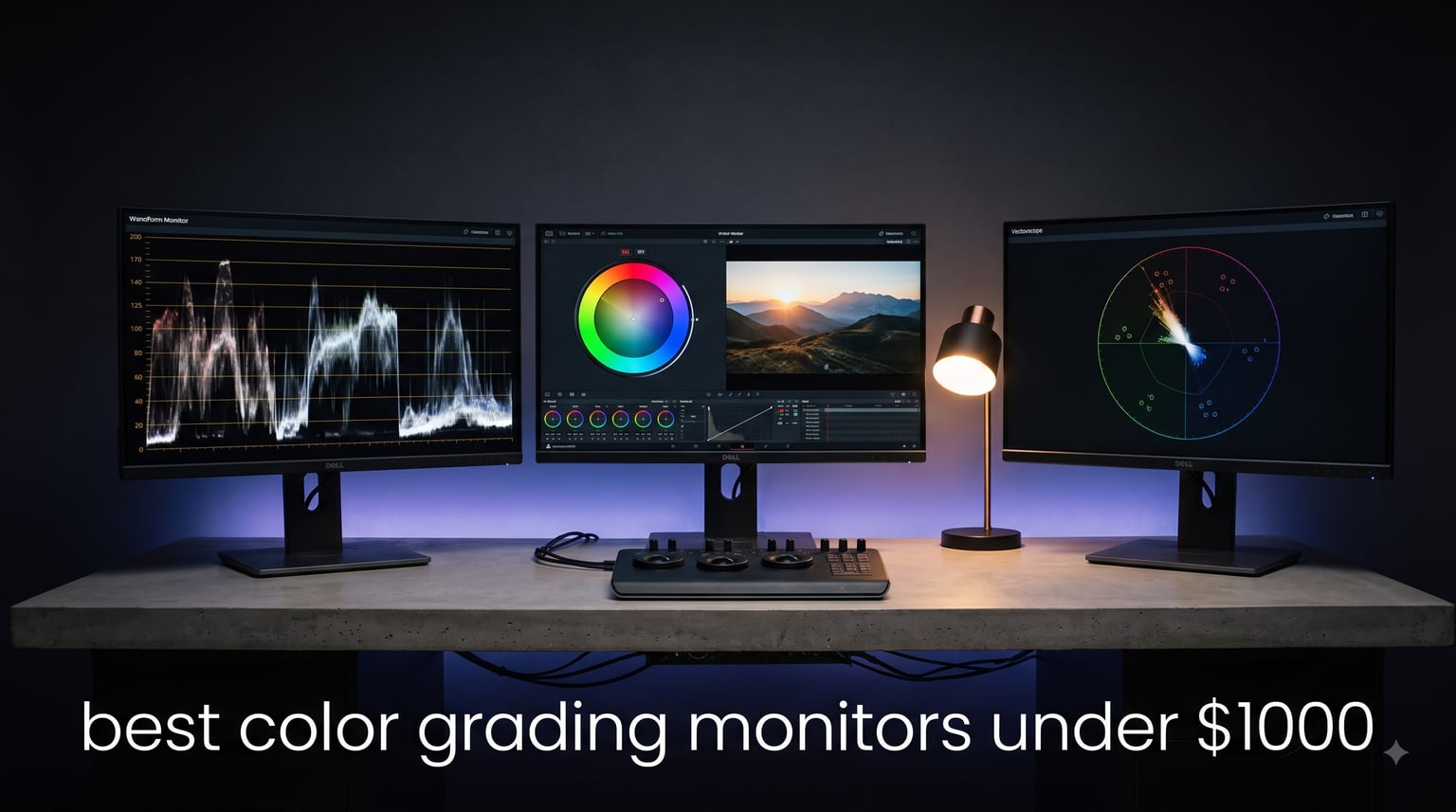 best color grading monitors under $1000