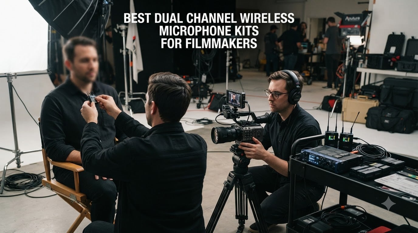 best dual channel wireless microphone kits for filmmakers
