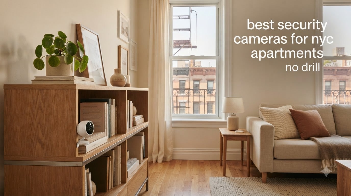 best security cameras for nyc apartments no drill