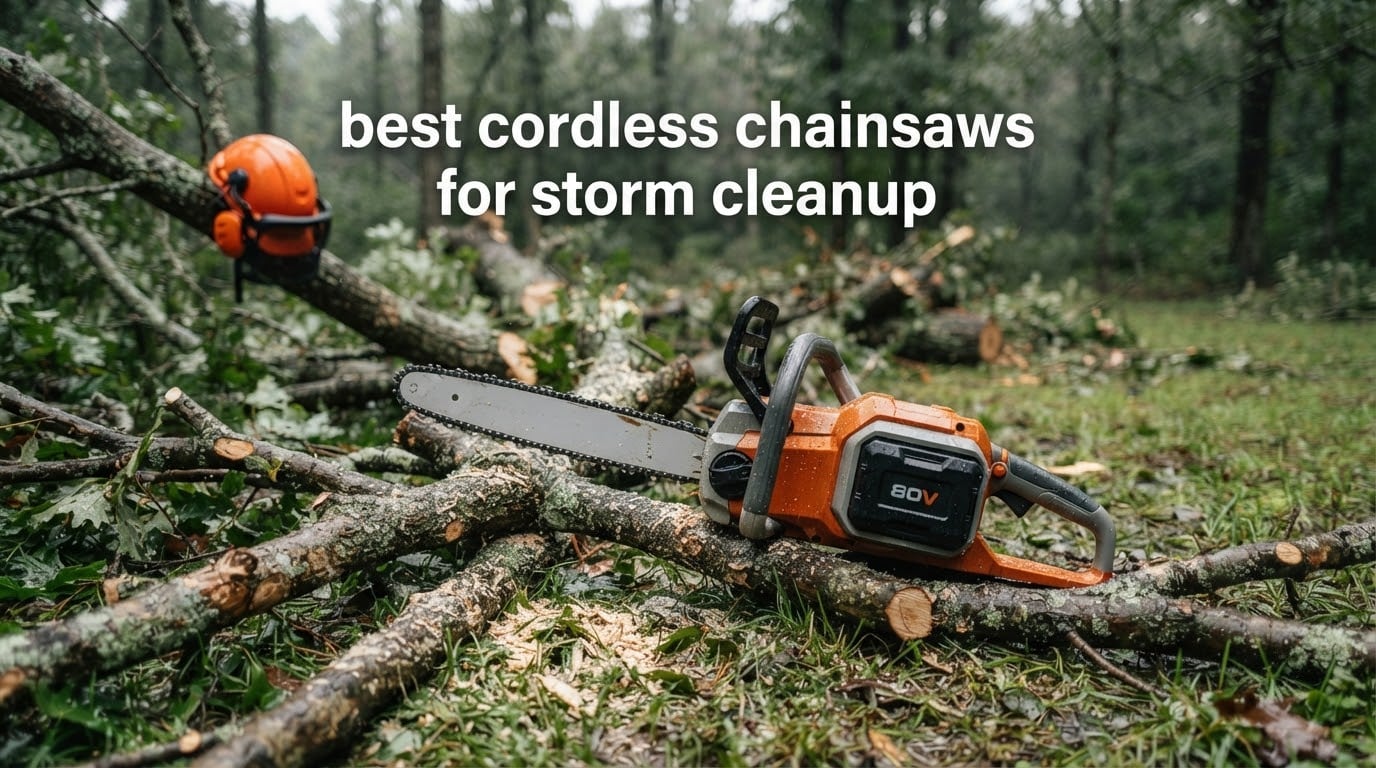 best cordless chainsaws for storm cleanup