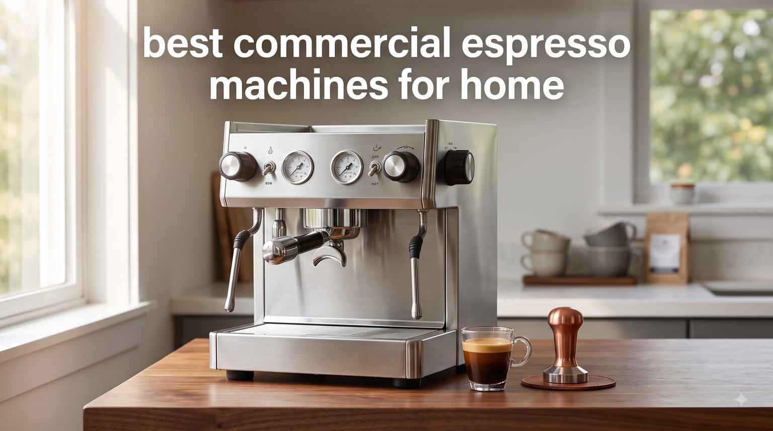 best commercial espresso machines for home