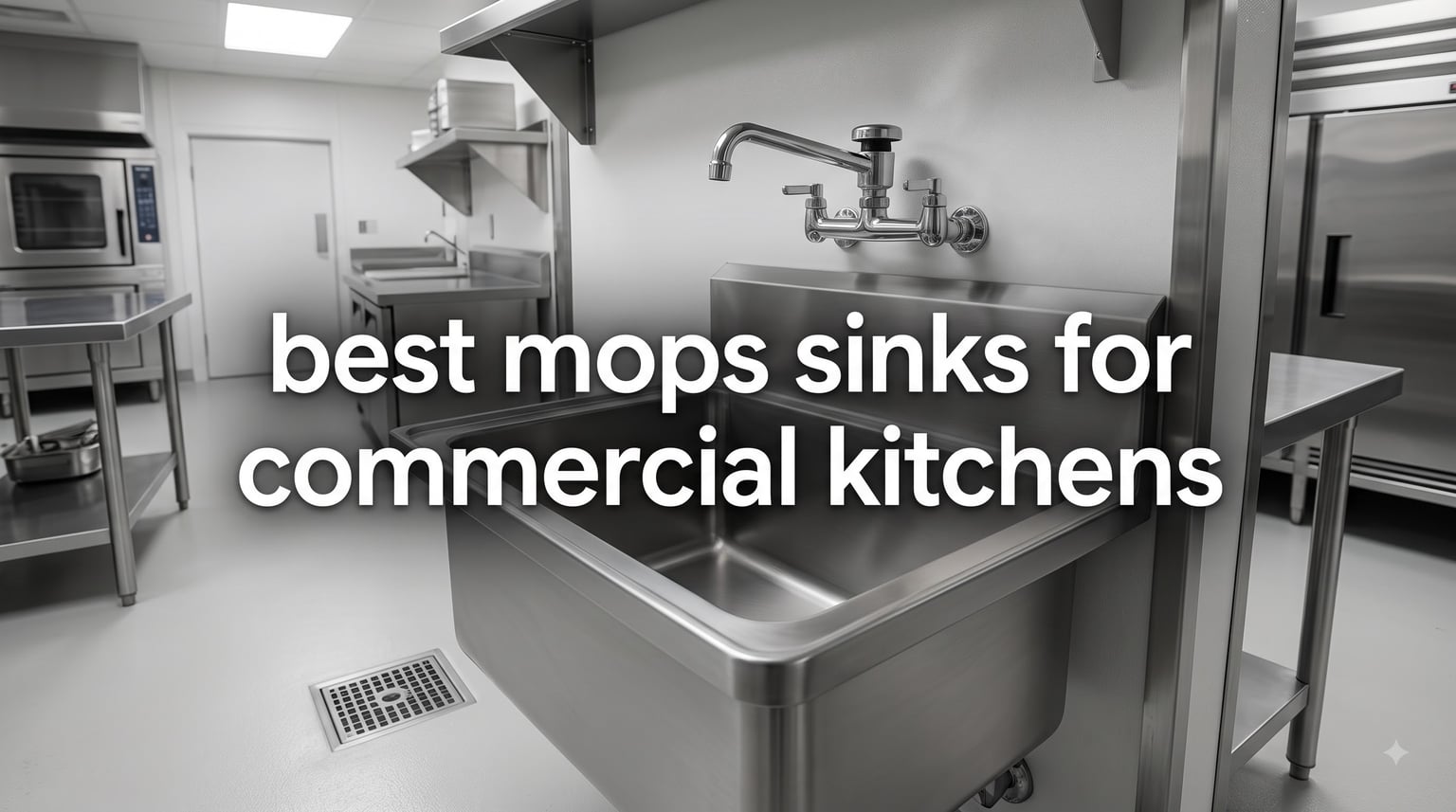best mops sinks for commercial kitchens