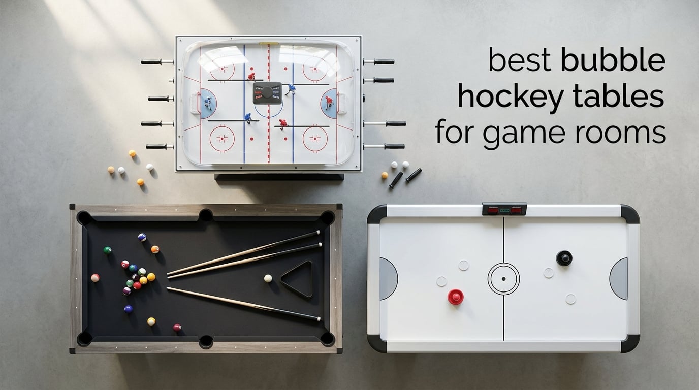 best bubble hockey tables for game rooms
