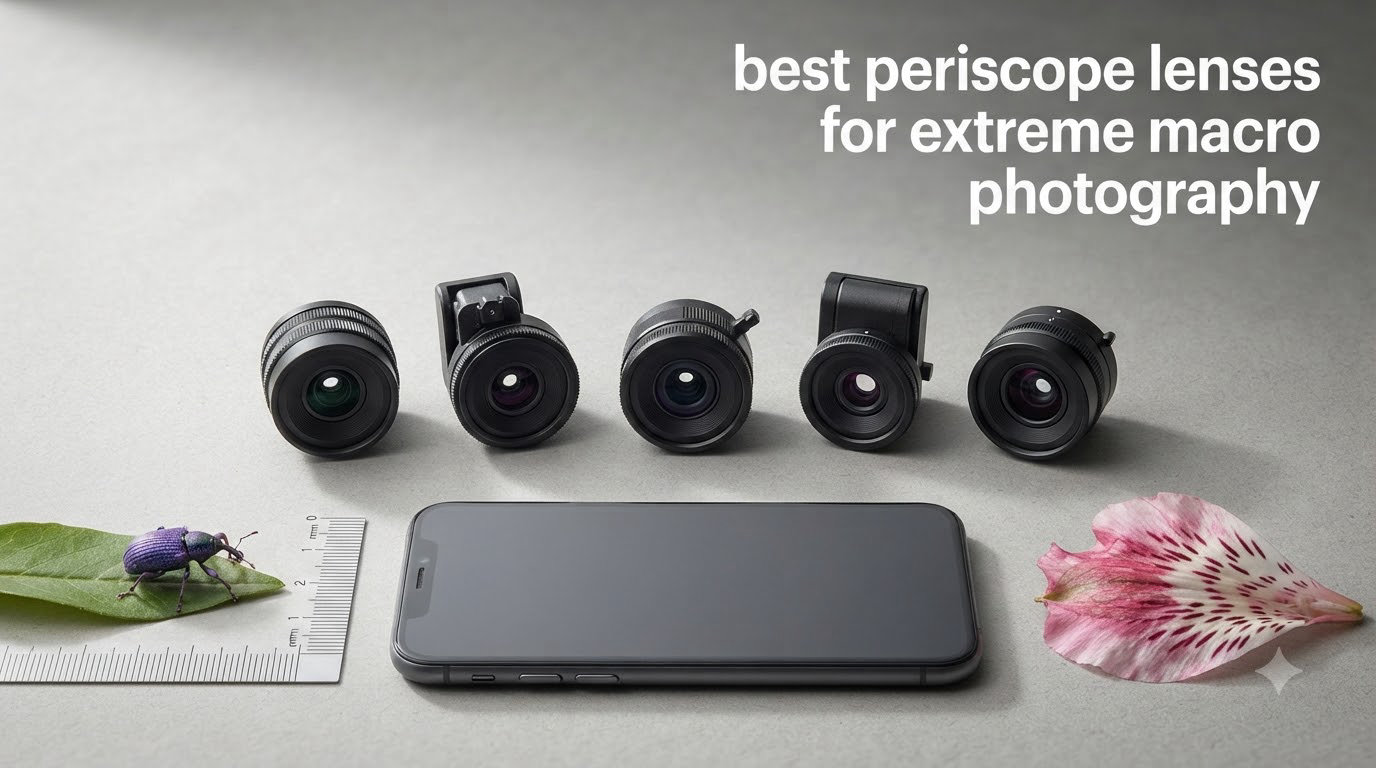 best periscope lenses for extreme macro photography