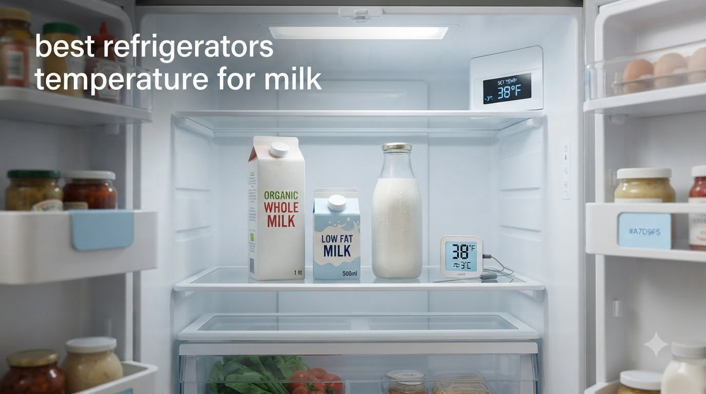 best refrigerators temperature for milk