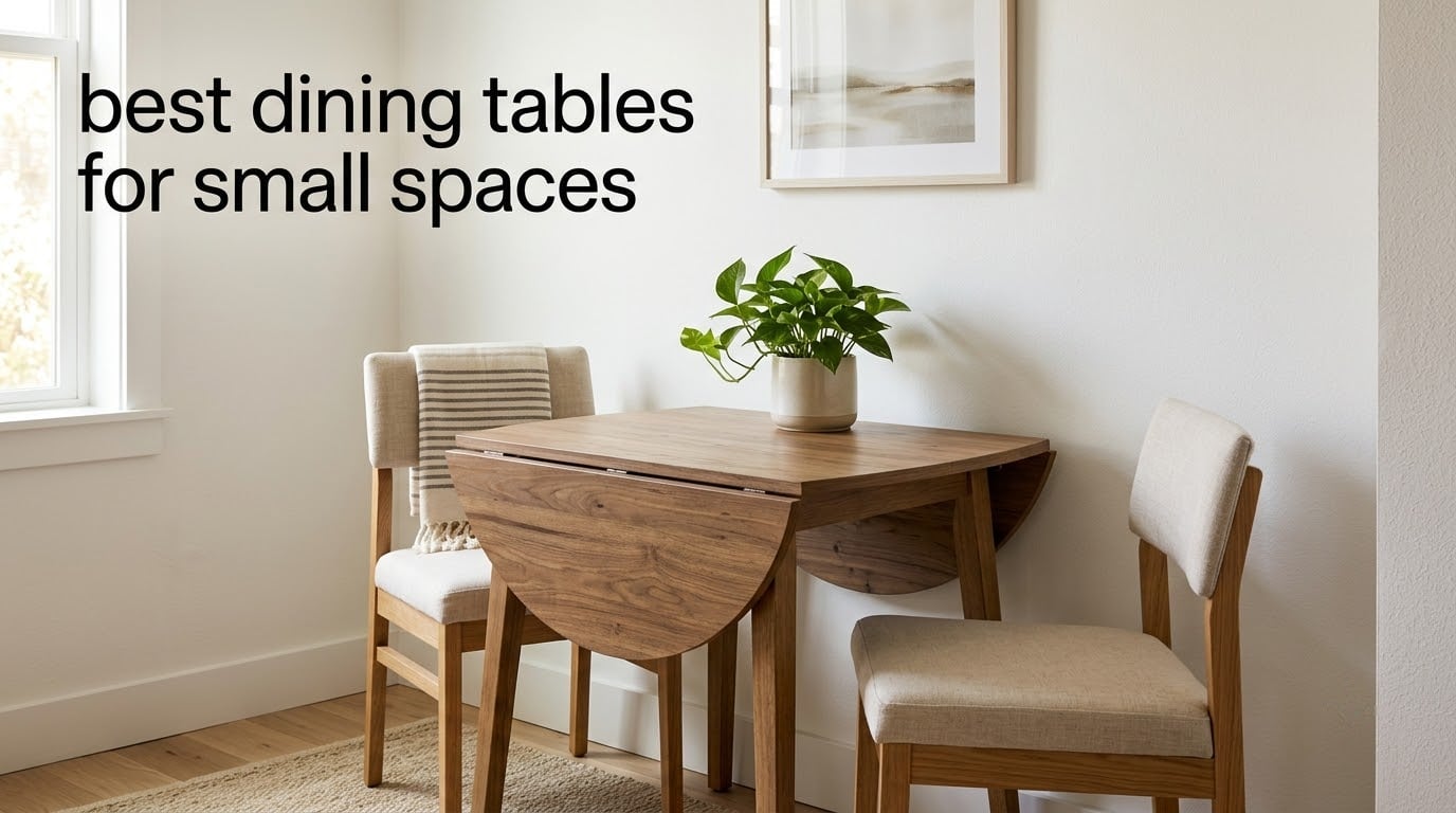best dining tables for small spaces