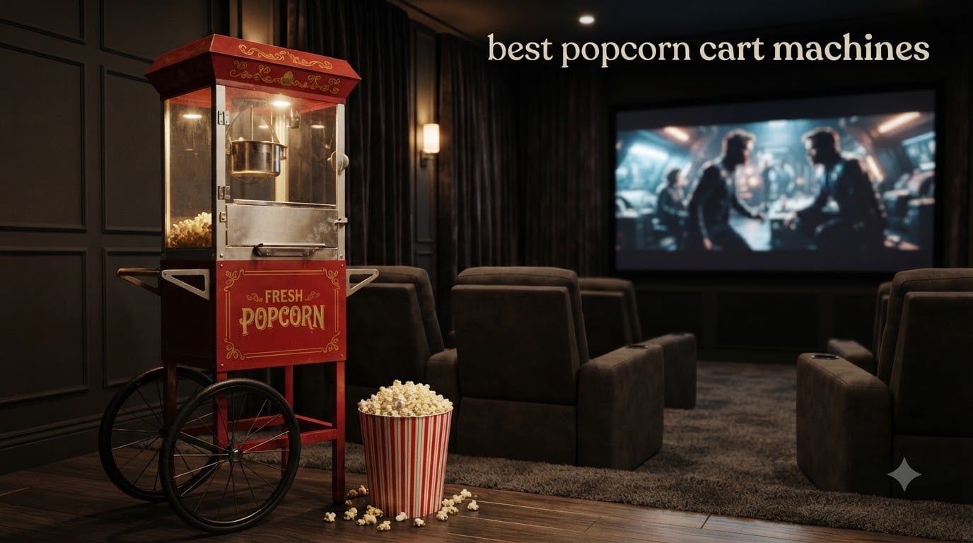 best popcorn cart machines