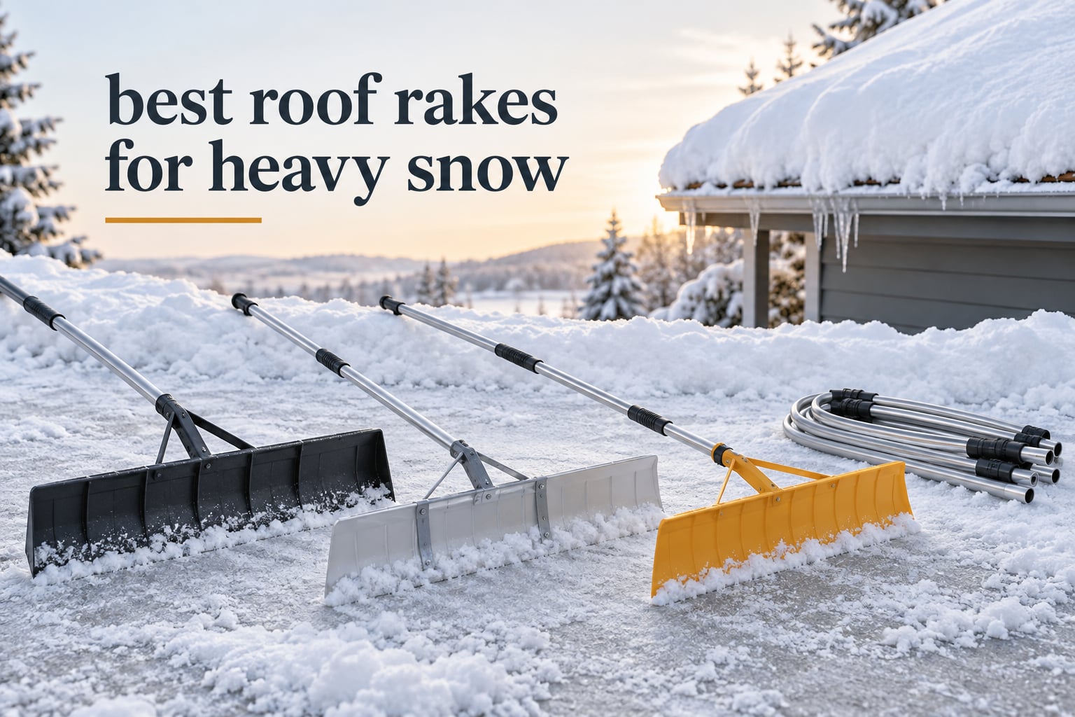best roof rakes for heavy snow