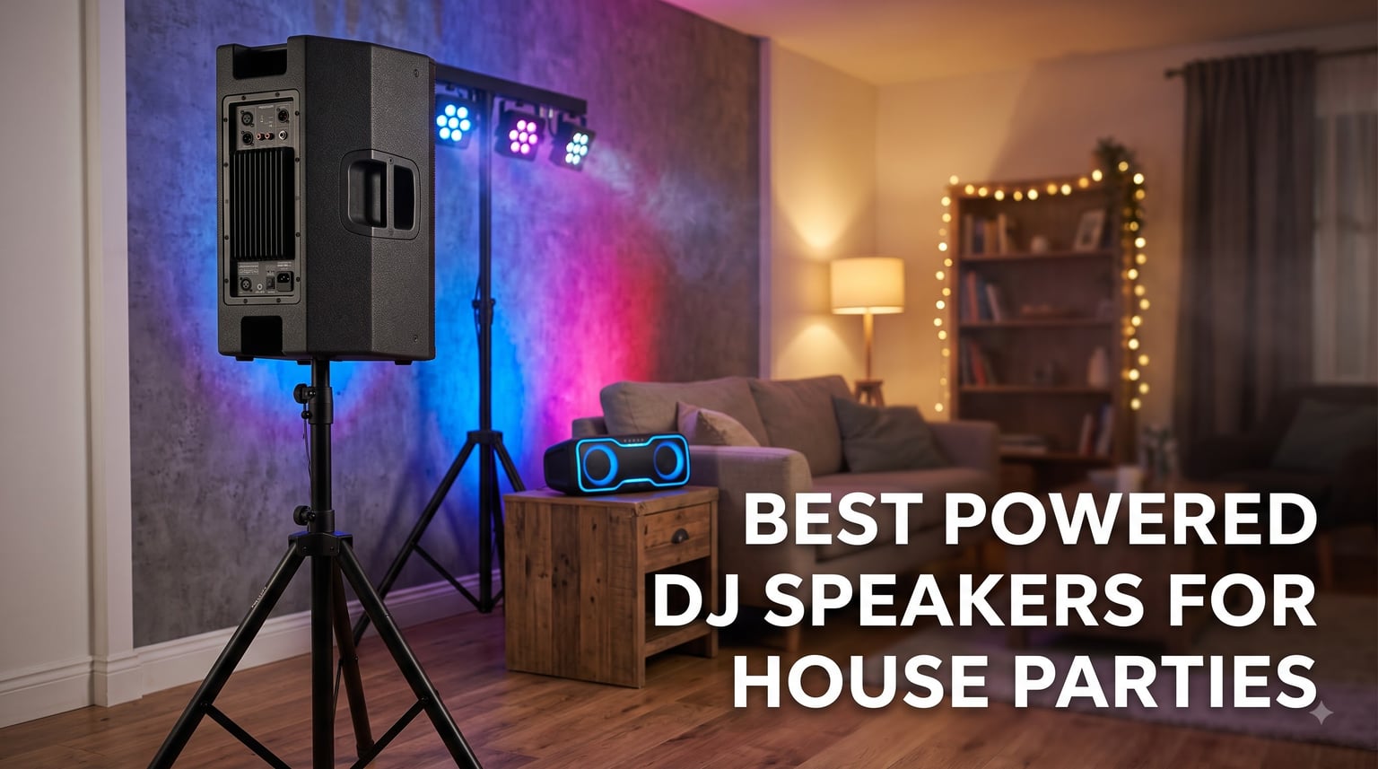 best powered dj speakers for house parties