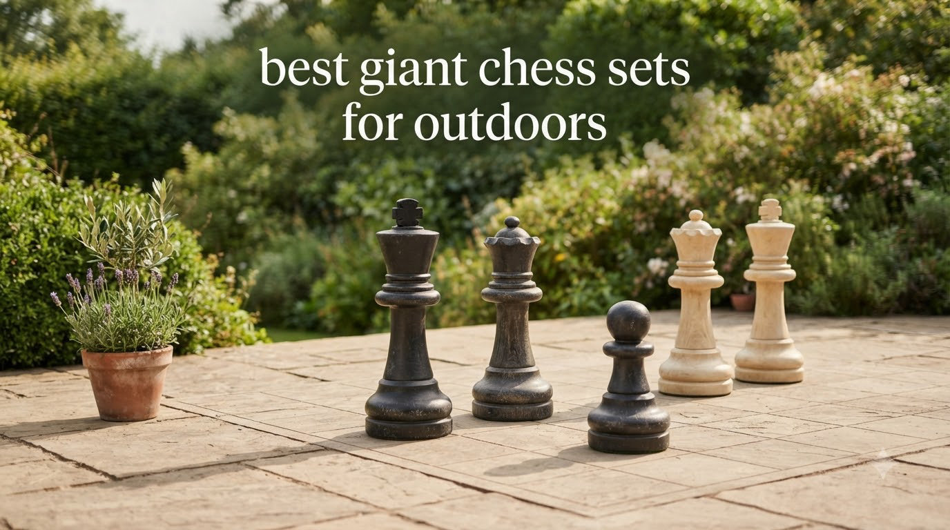 best giant chess sets for outdoors