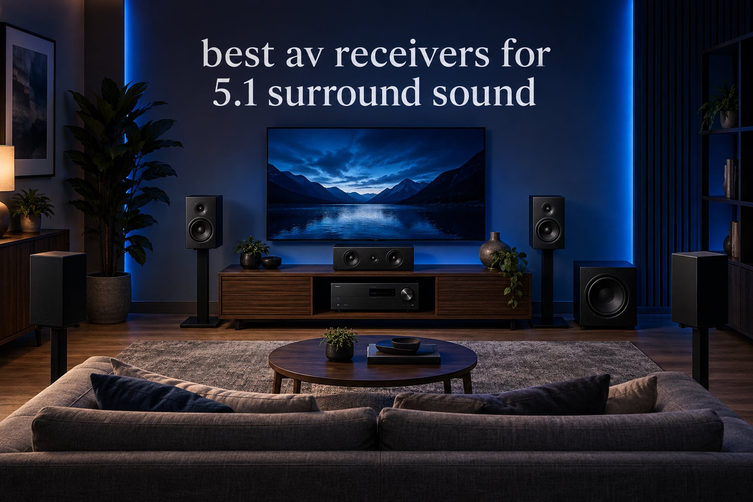 best av receivers for 5.1 surround sound