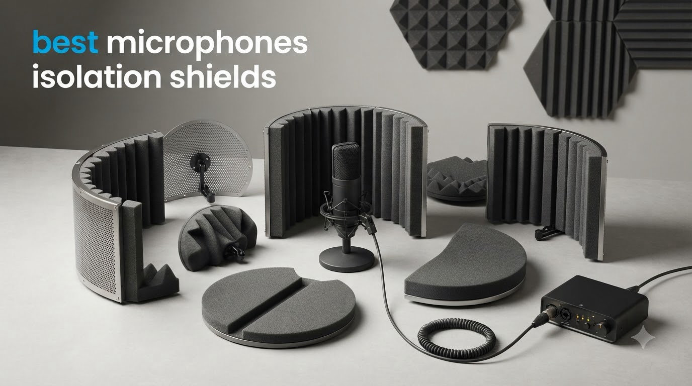 best microphones isolation shields
