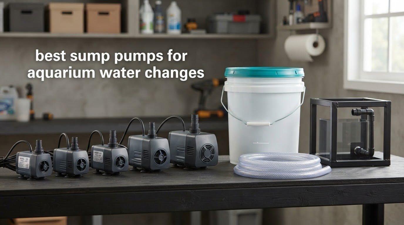 best sump pumps for aquarium water changes