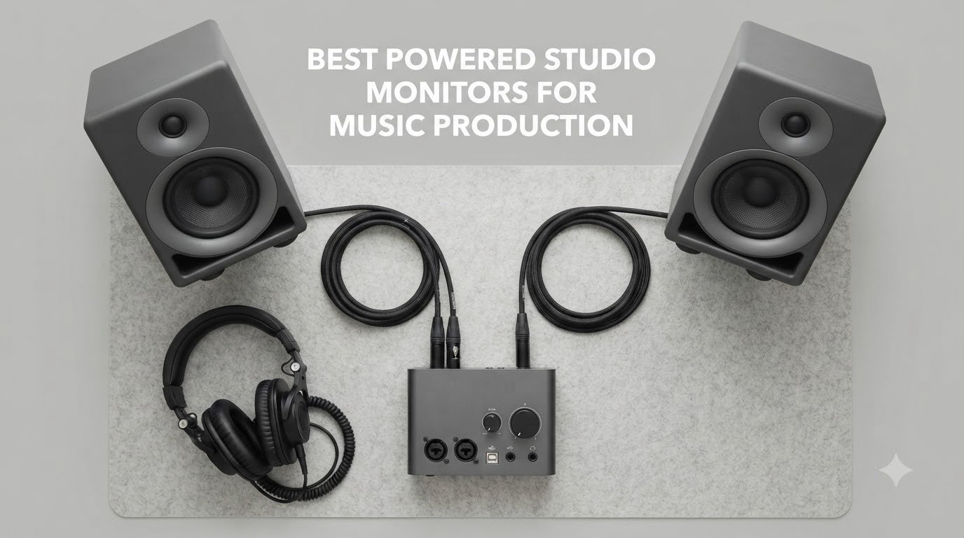 best powered studio monitors for music production