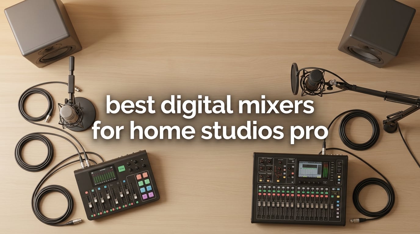 best digital mixers for home studios pro