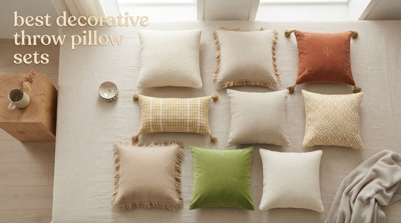 best decorative throw pillow sets