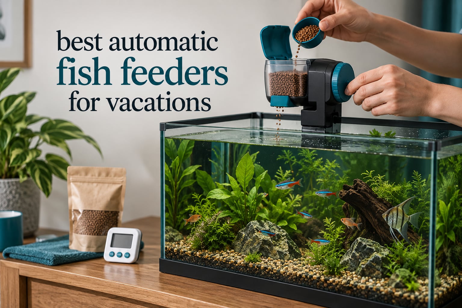 best automatic fish feeders for vacations