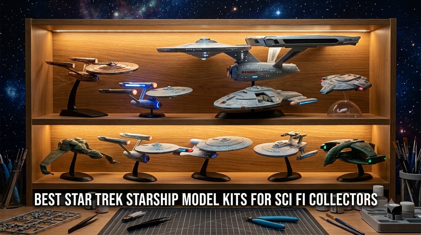 best star trek starship model kits for sci fi collectors