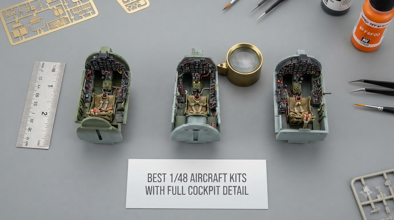best 1/48 aircraft kits with full cockpit detail