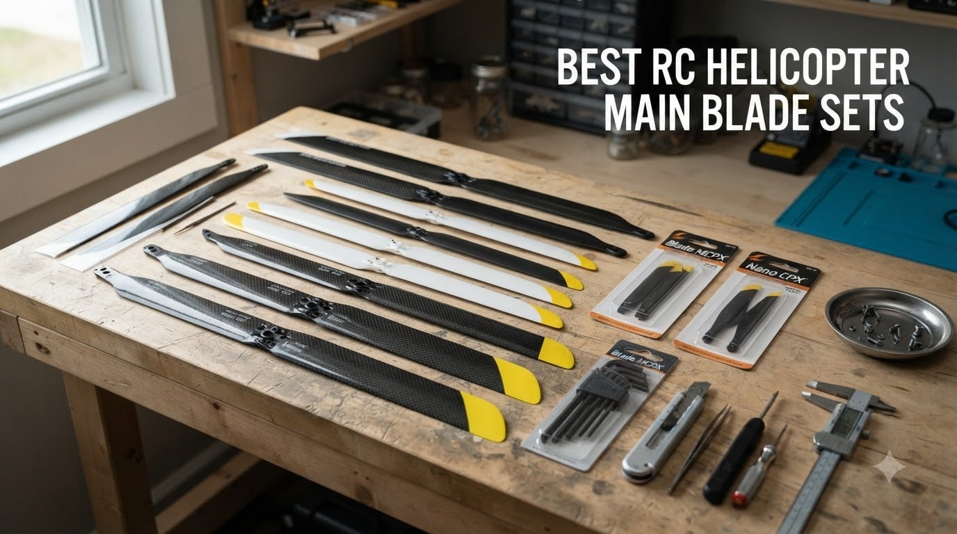 best rc helicopter main blade sets