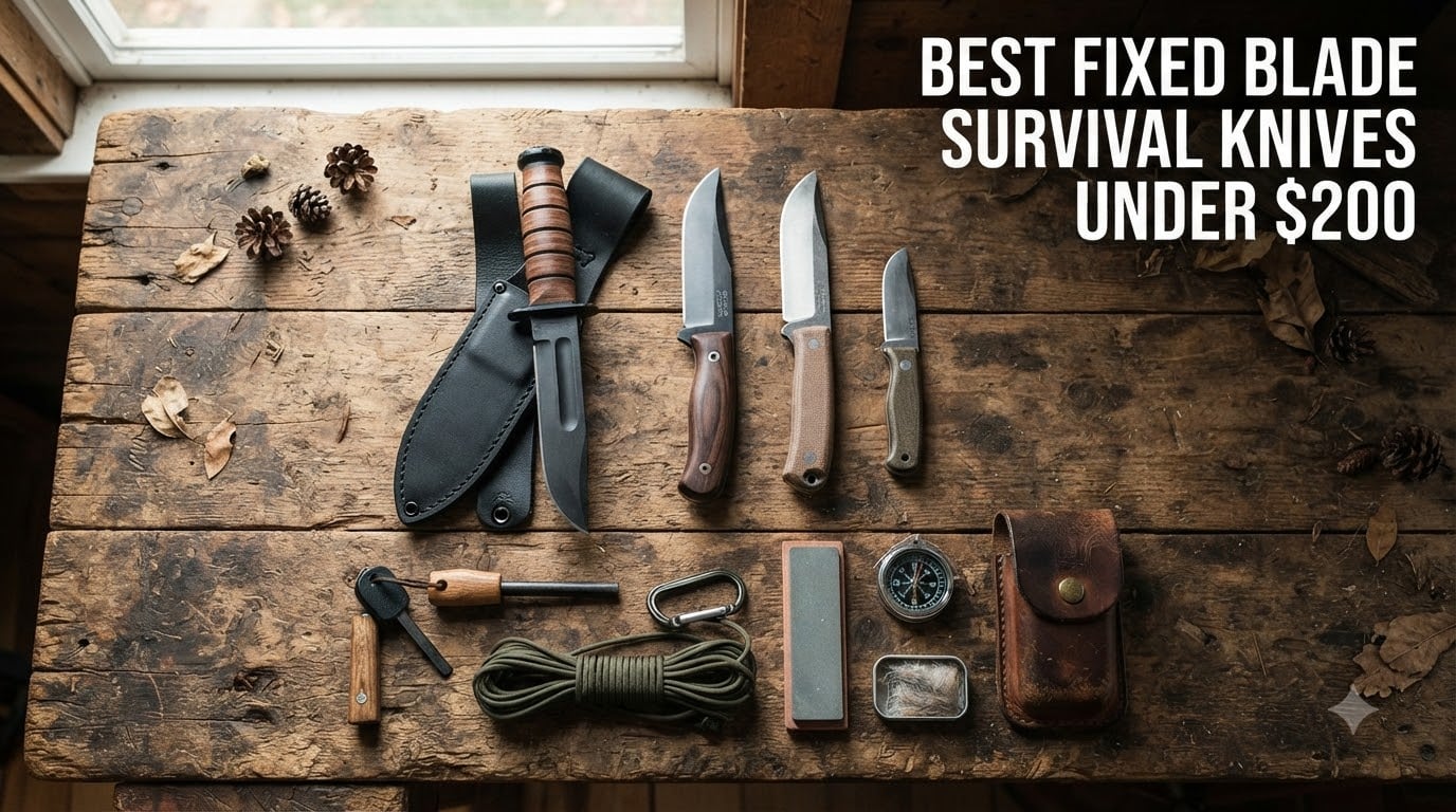best fixed blade survival knives under $200