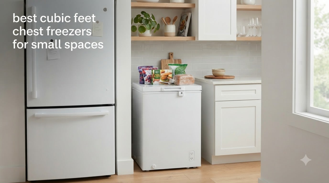 best cubic feet chest freezers for small spaces